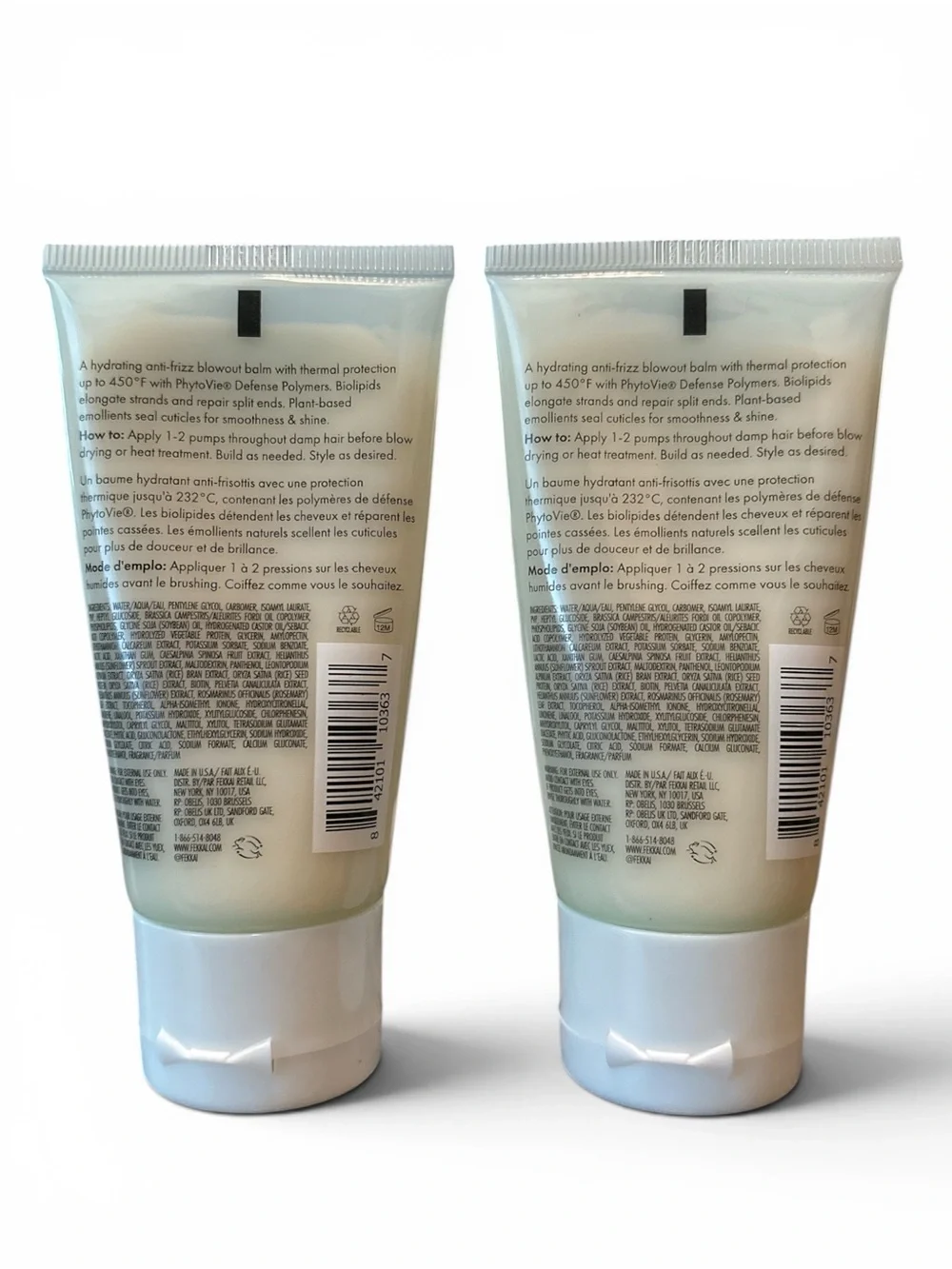 Fekkai Clean Stylers Straight Balm (2 Pack) - Brand New & Sealed
